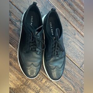 Cole Haan Women’s  Black Leather Oxfords